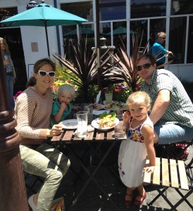The Fritsch Family loves lunch at Barmel! 